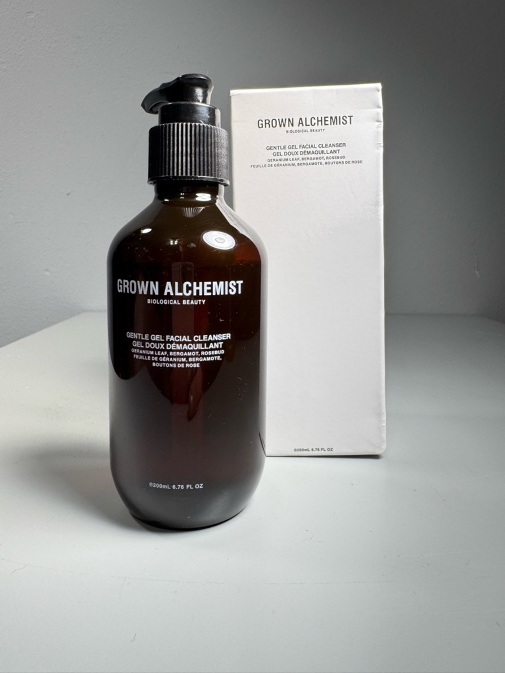 Grown Alchemist Face Wash Gel Facial Cleanser Bergamot & Rosebud